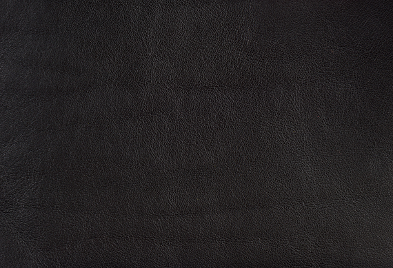 Shiny Black Cow Hide Leather - Soane Britain