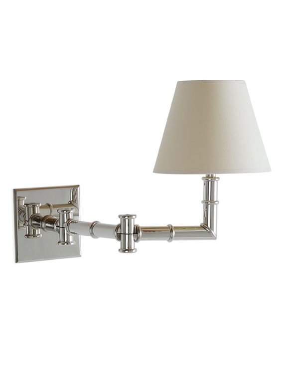 The Square Wall Light - With Two Swing Arms