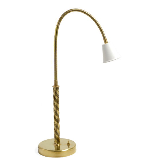 The Argo Flexi Table Lamp - With Porcelain Shade