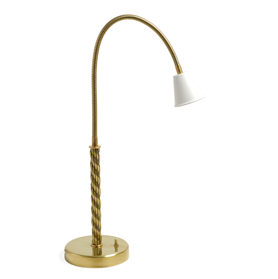 The Argo Flexi Table Lamp - With Porcelain Shade