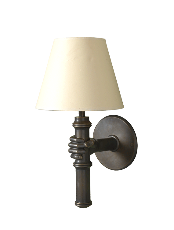 The Hand And Bamboo Wall Light - Left Hand