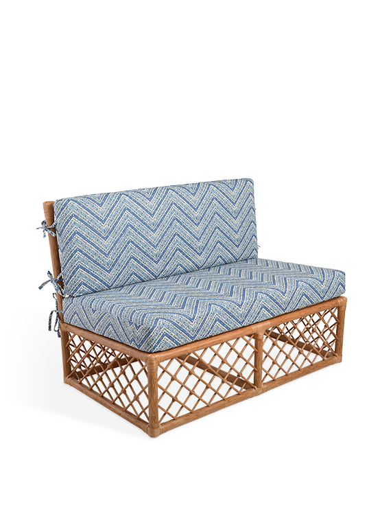 The Rattan Hurlingham Sofa - 2 Seater