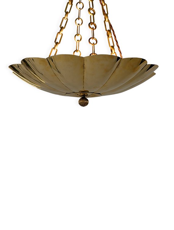 The Scallop Hanging Light - Large