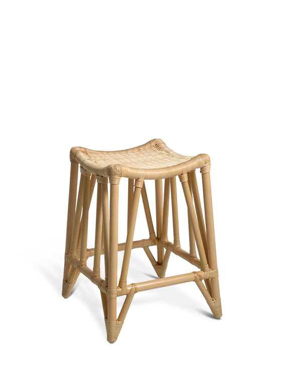 The Rattan Thebes Counter Height Stool