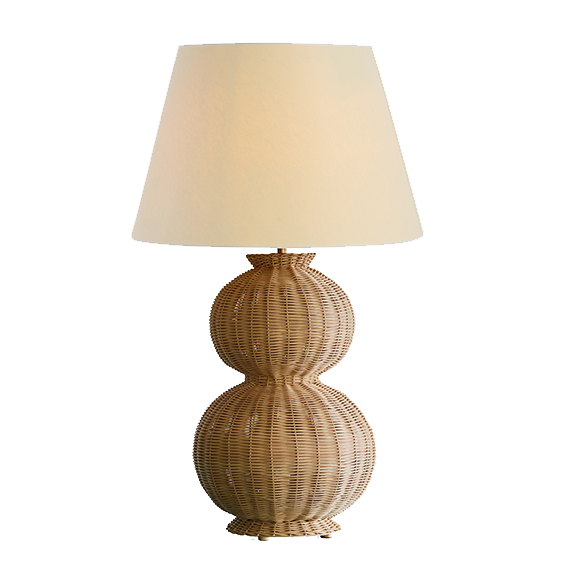 The Rattan Gourd Table Lamp