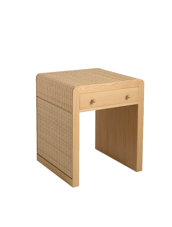 The Rattan Templeton Bedside Table