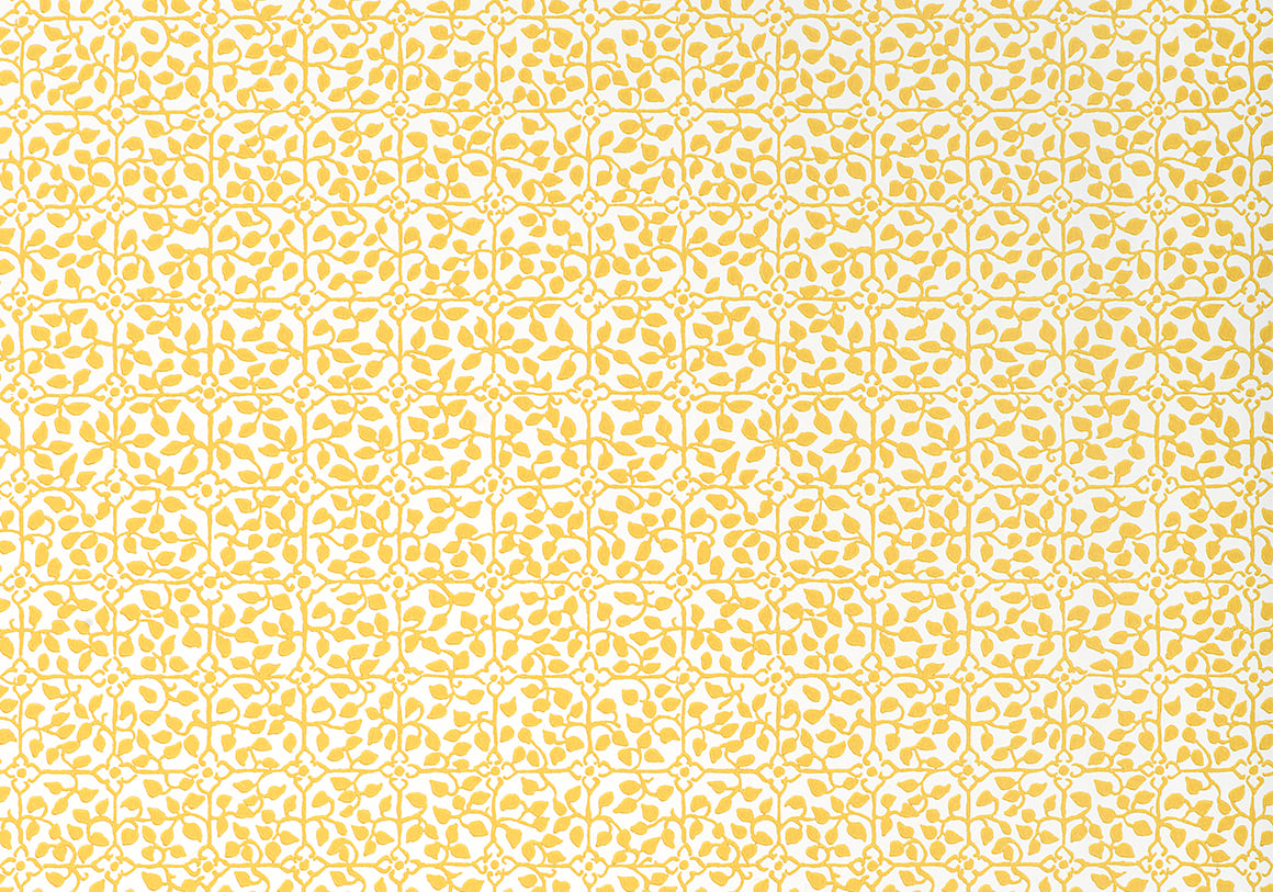 Sophie Coryndon - Wilton Vine Wallpaper - Yellow Gold