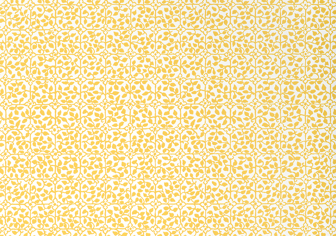 Sophie Coryndon - Wilton Vine Wallpaper - Yellow Gold