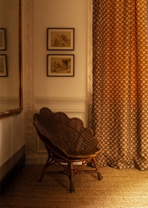 The Rattan Venus Chair: lifestyle
