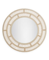The Rattan Coral Mirror - Large