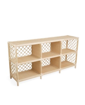 The Rattan Hurlingham Bookcase