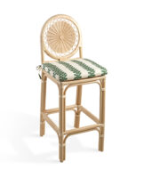 The Rattan Carousel Bar Stool