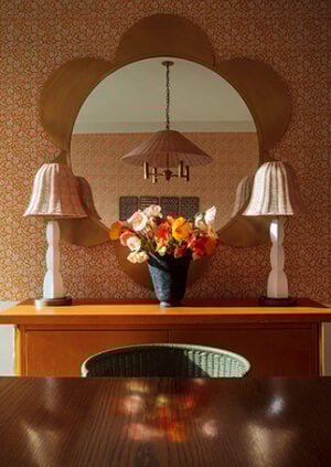 The Daisy Mirror - Large: lifestyle
