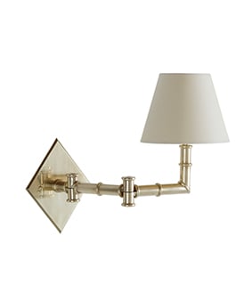The Diamond Wall Light - With Two Swing Arms