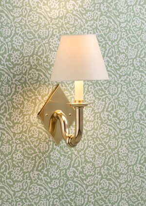 The Diamond Cygnet Wall Light: lifestyle