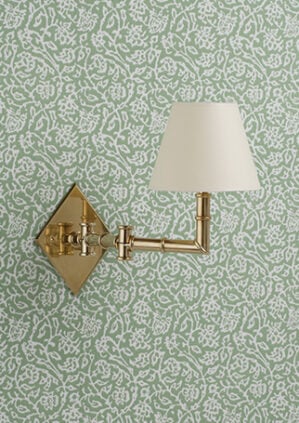The Diamond Wall Light - With Two Swing Arms: lifestyle