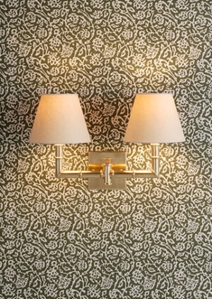 The Double Square Wall Light: lifestyle