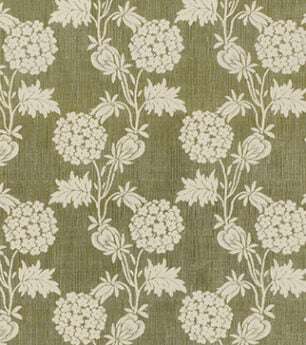 Hydrangea Thread - Moss - Ivory Linen
