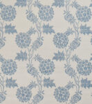 Hydrangea Silhouette - Azure - Linen Sheer