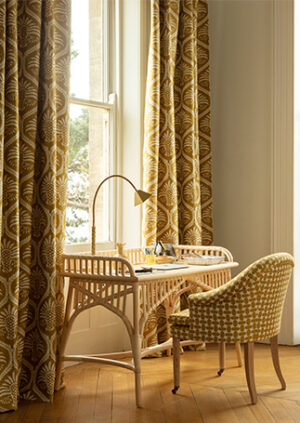 The Dryad® Rattan Leighton Desk: lifestyle