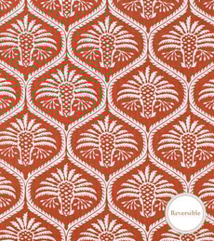 Leopard Palm - Carnelian - Weave
