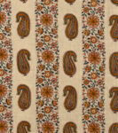 Paisley Stripe - Jewel - Stone Linen