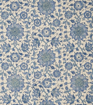 Persian Flower - Lapis - Stone Linen