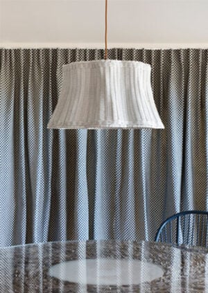 The Rattan Petal Hanging Light - Large: lifestyle