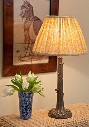 Pineapple Silhouette - Ochre - Stone Linen: lifestyle