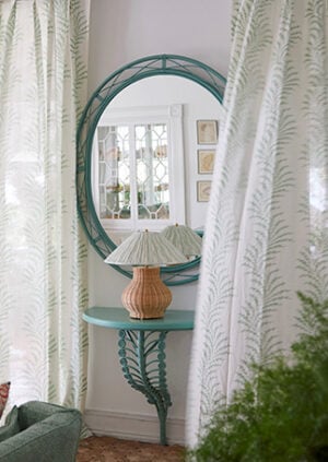 The Rattan Fern Console: lifestyle