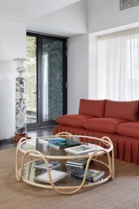 The Rattan Ribbon Table: lifestyle