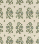 Safavid Carnation - Oleaster - Ivory Linen