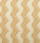 Scrolling Fern Frond Wallpaper - Indian Yellow