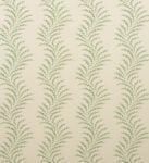 Scrolling Fern Frond Wallpaper - Leaf Green