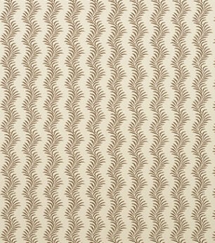 Scrolling Fern Silhouette Wallpaper - Chestnut