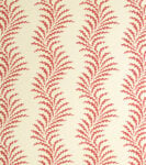 Scrolling Fern Frond - Sorolla Red - Mutka Silk