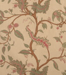 Tendril Vine - Walnut And Sage - Stone Linen
