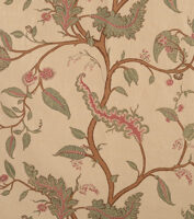 Tendril Vine - Walnut And Sage - Stone Linen