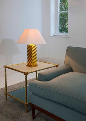 The Argo Side Table - Large: lifestyle