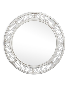 The Rattan Coral Mirror - Small