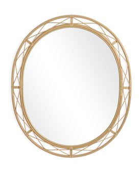 The Rattan Lacy Mirror - Large