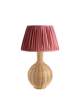 The Rattan Bottle Lamp