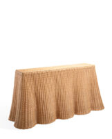The Rattan Ripple Console - Large