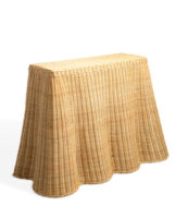 The Rattan Ripple Console - Medium