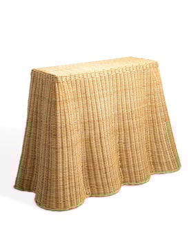The Rattan Ripple Console - Medium
