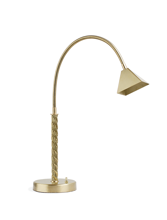 The Argo Flexi Table Lamp - With Pyramid Shade