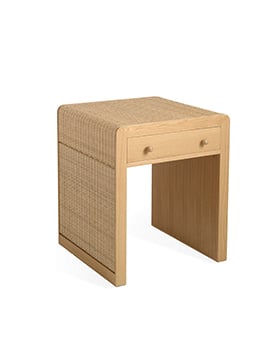The Rattan Templeton Bedside Table