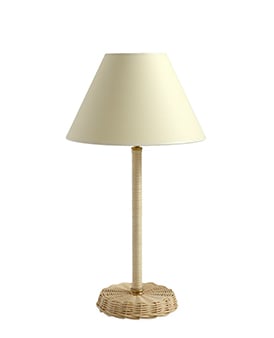 The Rattan Weymouth Table Lamp