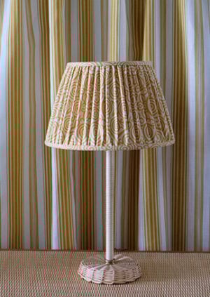The Rattan Weymouth Table Lamp: lifestyle