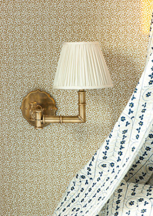 The Tudor Rose Wall Light - With Two Swing Arms: lifestyle
